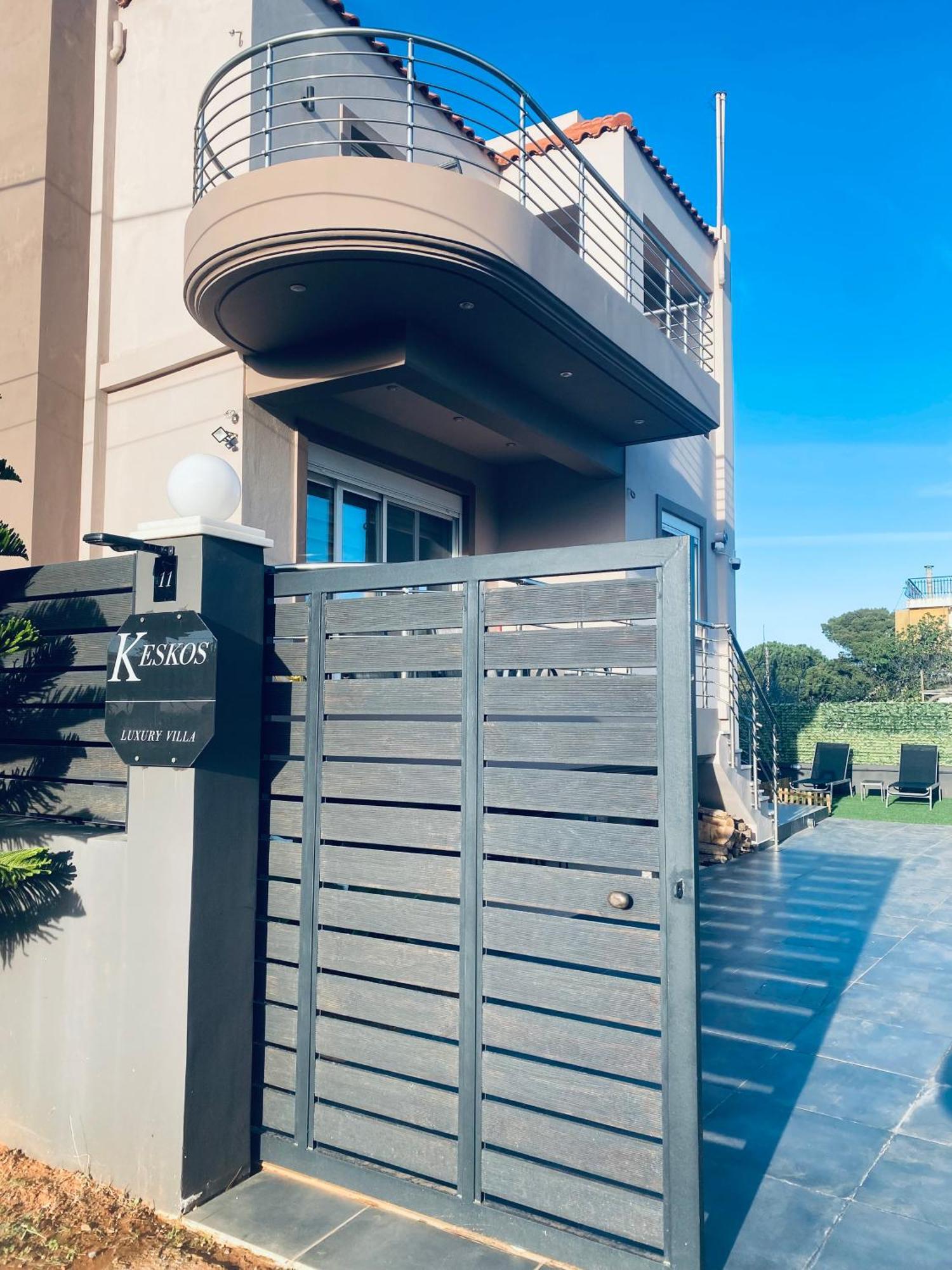 Keskos Luxury Villa أرتيميدا المظهر الخارجي الصورة