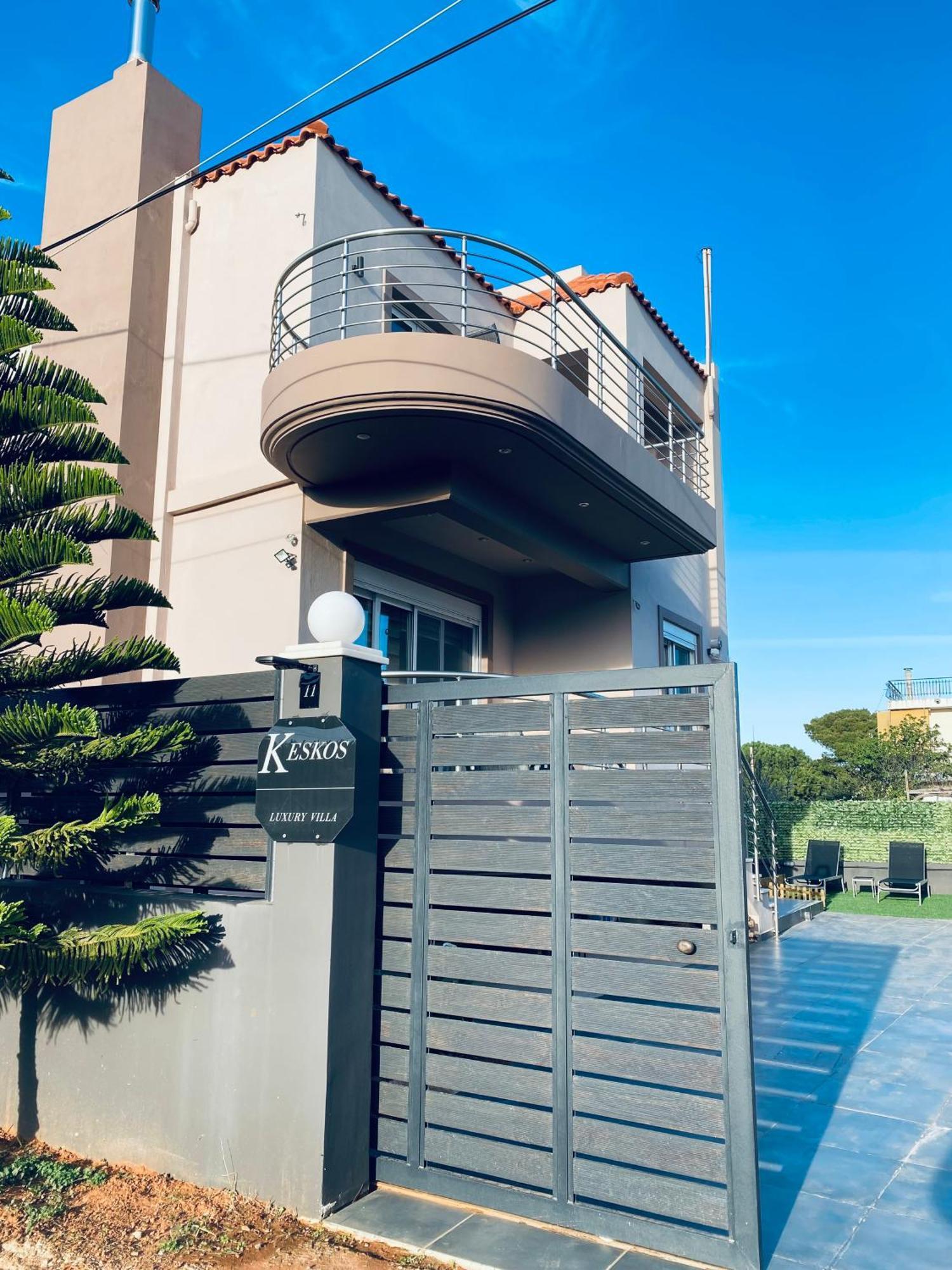 Keskos Luxury Villa أرتيميدا المظهر الخارجي الصورة
